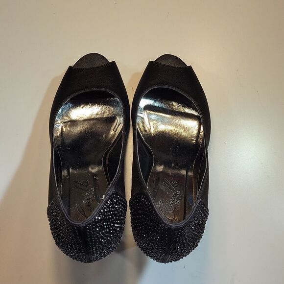 CAMILLE LA VIE PEEP TOE HIGH HEEL STILETTOS PUMP SHOES - Picture 7 of 15